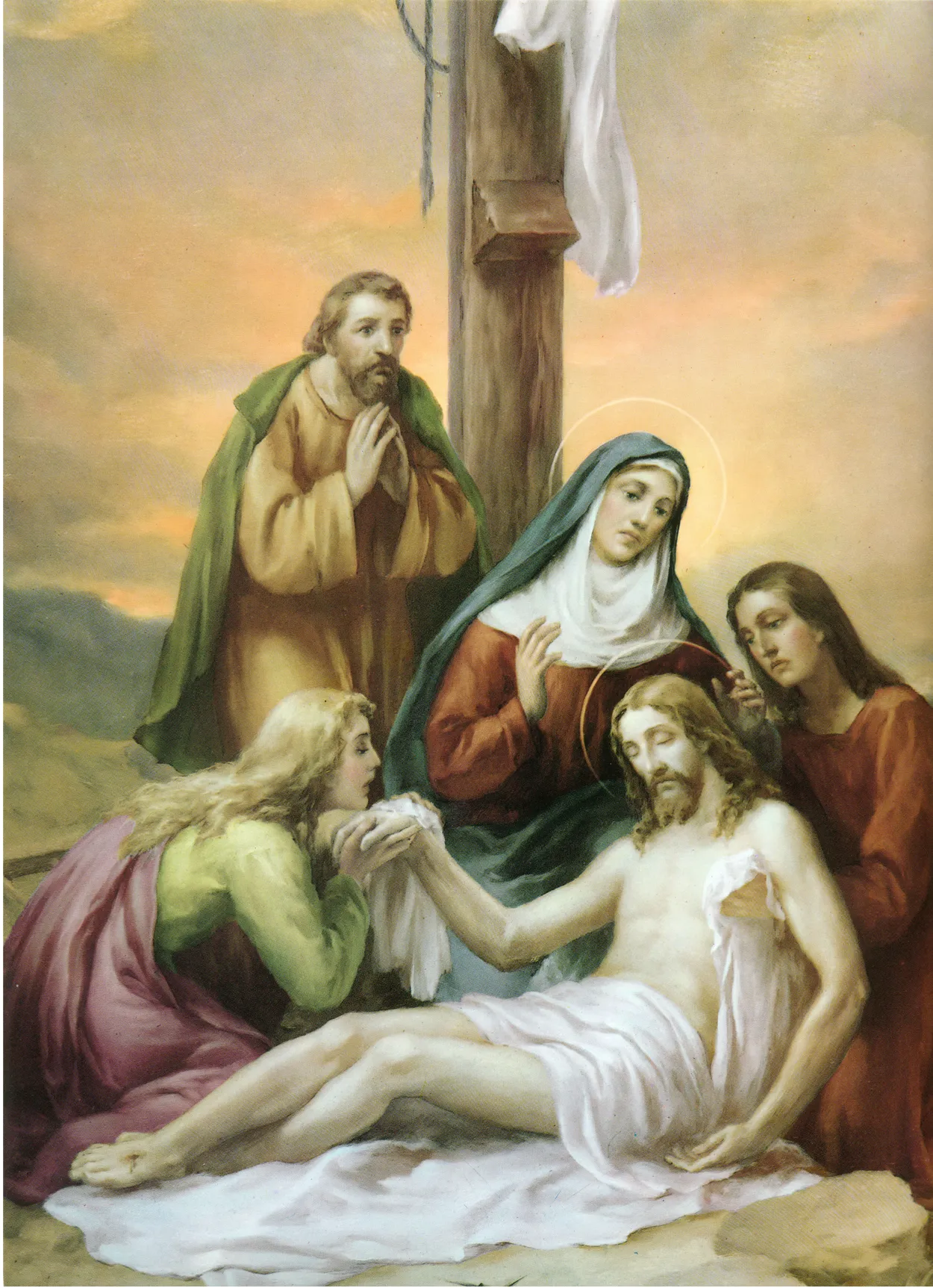 Jesús en brazos de su madre